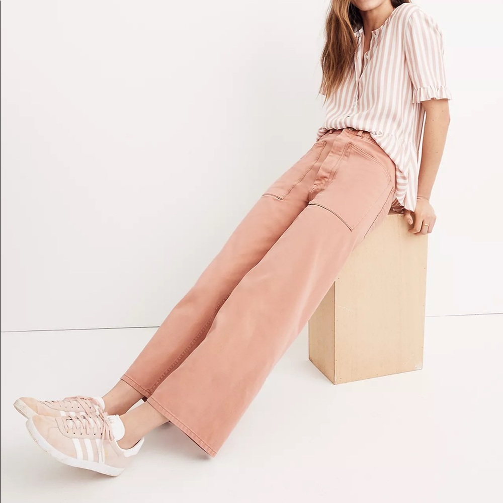 Madewell x As Ever Brancusi wide legged pants